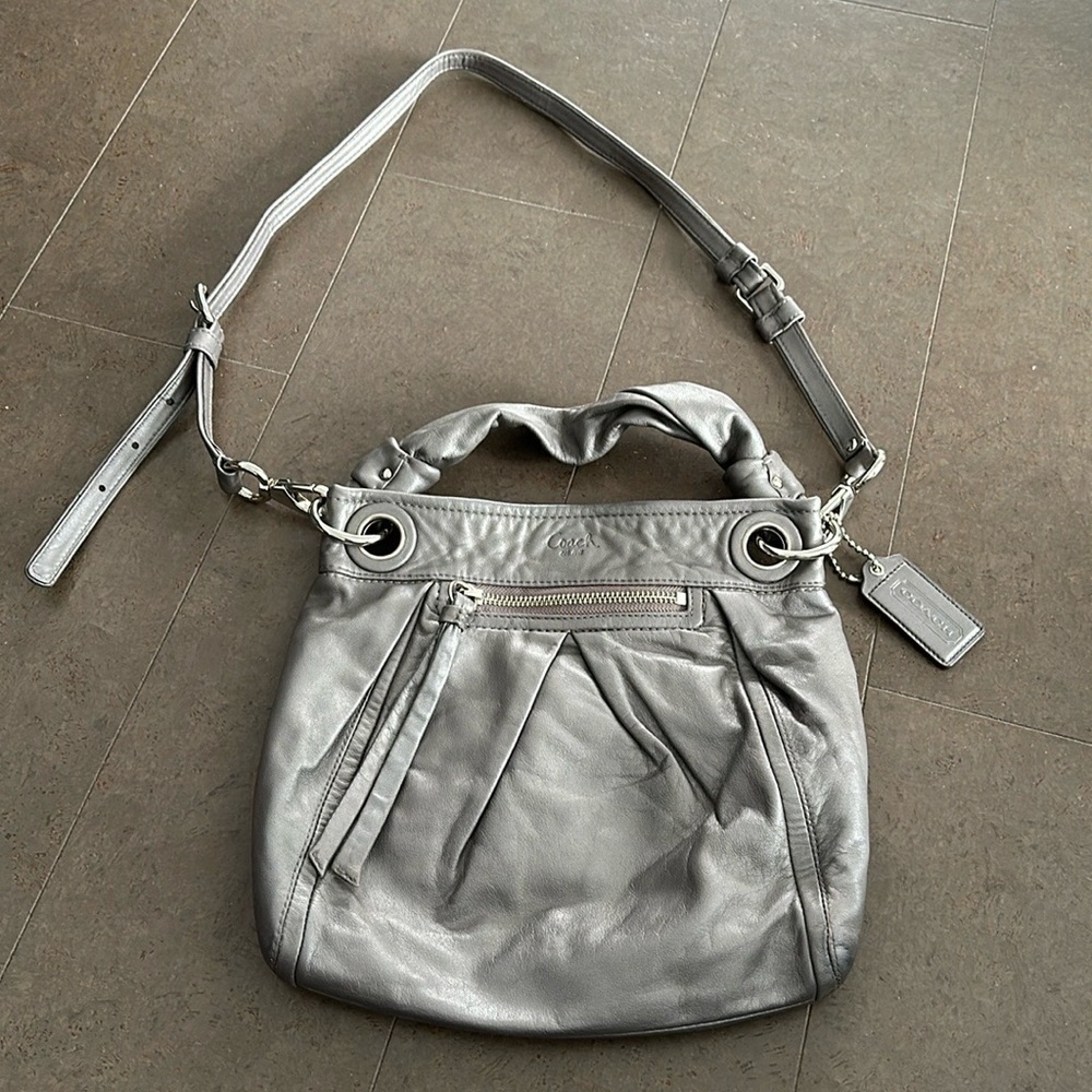 COACH Parker Hippie Leather Handbag
